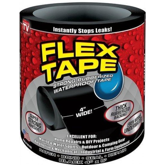  FLEX TAPE - The Super Strong Waterproof Tape That Instantly Patches, Bonds, and Seals Virtually Anything
