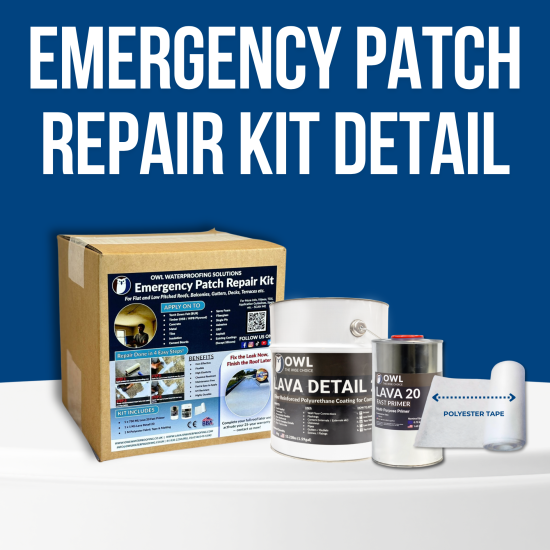 Emergency Fiber Reinforced Roof & Crack Repair Kit