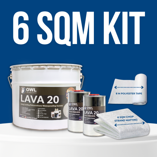 Lava 20 Waterproofing Kit (6 sqm)